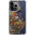 Tabby Cat with Flowers by Nene Thomas iPhone 14 Pro Clear Case