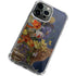 Tabby Cat with Flowers by Nene Thomas iPhone 15 Pro Clear Case