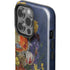 Tabby Cat with Flowers by Nene Thomas iPhone 14 Pro Impact Case