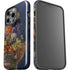 Tabby Cat with Flowers by Nene Thomas iPhone 15 Pro Impact Case