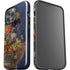 Tabby Cat with Flowers by Nene Thomas iPhone 14 Pro Max Impact Case