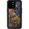 Tabby Cat with Flowers by Nene Thomas iPhone 14 Pro Max Waterproof Case