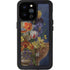 Tabby Cat with Flowers by Nene Thomas iPhone 14 Pro Max Waterproof Case