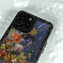 Tabby Cat with Flowers by Nene Thomas iPhone 14 Pro Max Waterproof Case