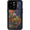 Tabby Cat with Flowers by Nene Thomas iPhone 14 Pro Waterproof Case