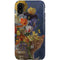Tabby Cat with Flowers by Nene Thomas iPhone XR Pro Case