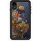 Tabby Cat with Flowers by Nene Thomas iPhone XR Waterproof Case