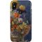 Tabby Cat with Flowers by Nene Thomas iPhone XS Pro Case