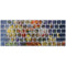 Tabby Cat with Flowers by Nene Thomas Magic Keyboard Skin