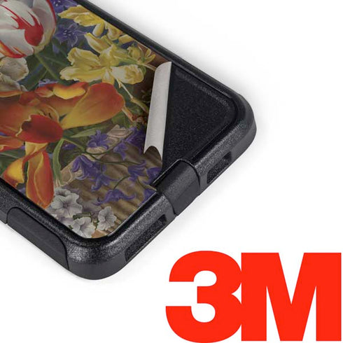 Tabby Cat with Flowers by Nene Thomas Otterbox Commuter iPhone Skin