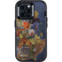 Tabby Cat with Flowers by Nene Thomas Otterbox Defender iPhone Skin