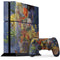 Tabby Cat with Flowers by Nene Thomas PS4 Console and Controller Bundle Skin