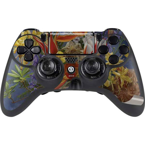 Tabby Cat with Flowers by Nene Thomas PS4/PC SCUF Impact Controller Skin