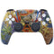 Tabby Cat with Flowers by Nene Thomas PS5 Controller Skin