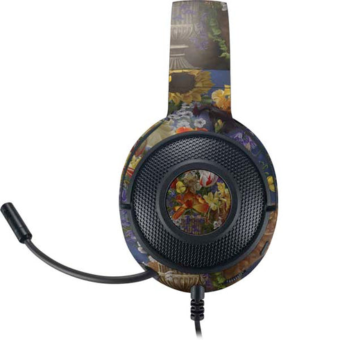 Tabby Cat with Flowers by Nene Thomas Razer Kraken X Skin