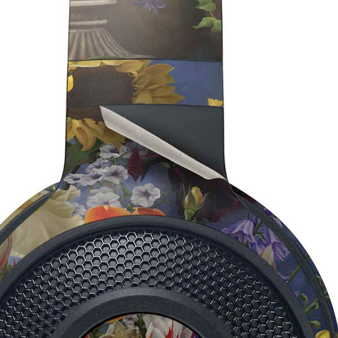 Tabby Cat with Flowers by Nene Thomas Razer Kraken X Skin