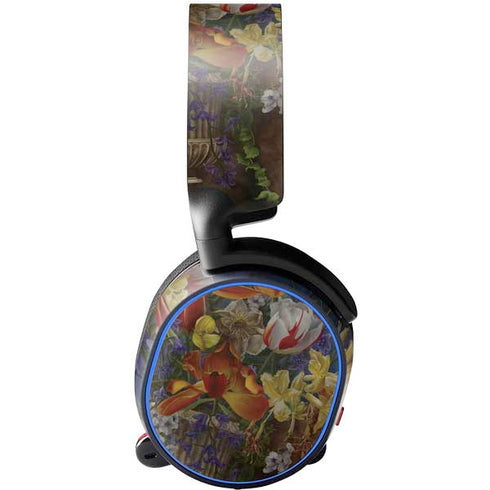 Tabby Cat with Flowers by Nene Thomas SteelSeries Arctis 5 Skin
