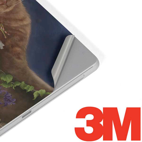 Tabby Cat with Flowers by Nene Thomas Surface Go Skin