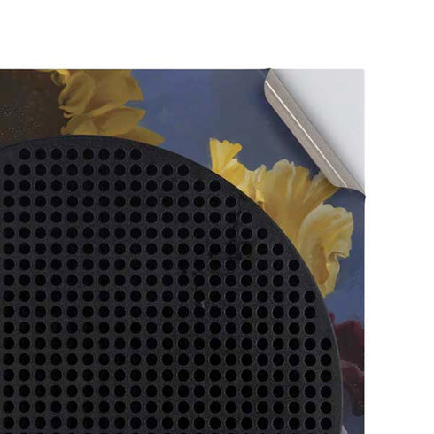 Tabby Cat with Flowers by Nene Thomas Xbox Series S Console Skin