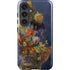 Tabby Cat with Flowers by Nene Thomas Galaxy S24 Impact Case
