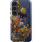 Tabby Cat with Flowers by Nene Thomas Galaxy S24 Plus Impact Case