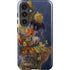 Tabby Cat with Flowers by Nene Thomas Galaxy S24 Plus Impact Case