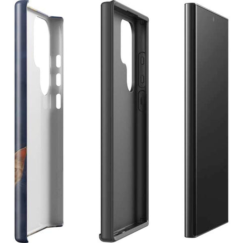 Tabby Cat with Flowers by Nene Thomas Galaxy S24 Ultra Impact Case