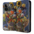 Tabby Cat with Flowers by Nene Thomas iPhone 15 Pro Folio Case