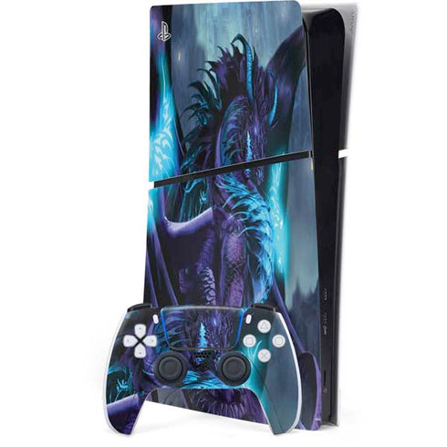 Talisman Dragon by Ruth Thompson PS5 Slim Digital Edition Console Skin