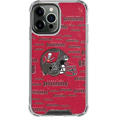 NFL Tampa Bay Buccaneers - Blast iPhone 13 Pro Max Clear Case