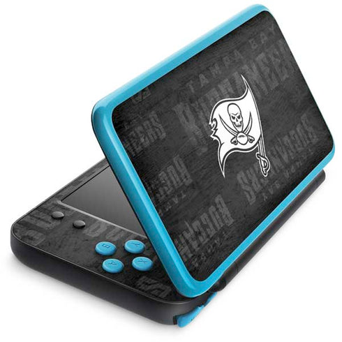 NFL Tampa Bay Buccaneers Black & White Nintendo 2DS XL (2017) Skin