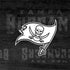 NFL Tampa Bay Buccaneers Black & White Nintendo 2DS XL (2017) Skin