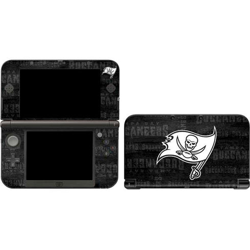 NFL Tampa Bay Buccaneers Black & White 3DS XL 2015 Skin