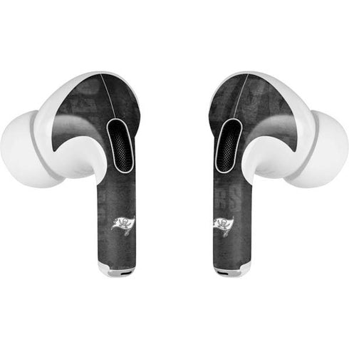 NFL Tampa Bay Buccaneers Black & White Apple AirPods Pro Skin