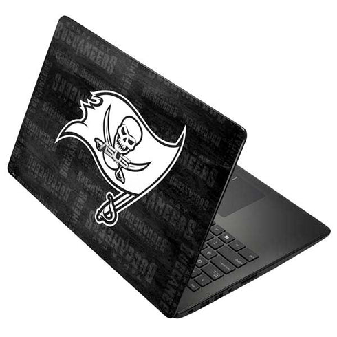 NFL Tampa Bay Buccaneers Black & White Asus X502CA 15.6 Skin