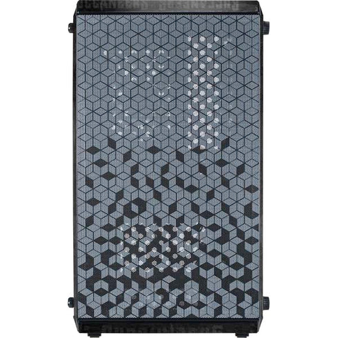 NFL Tampa Bay Buccaneers Black & White Cooler Master MasterBox Q300L Mini Tower Skin