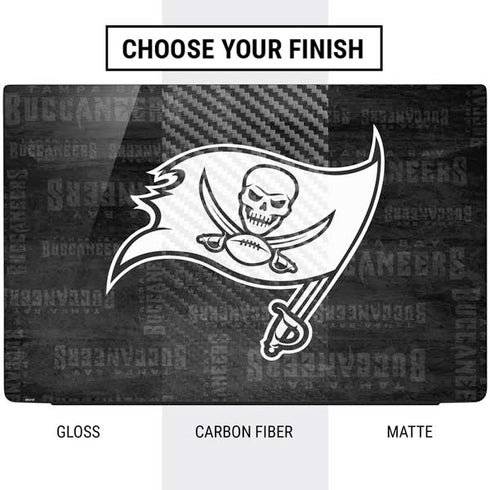 NFL Tampa Bay Buccaneers Black & White Dell Vostro Skin
