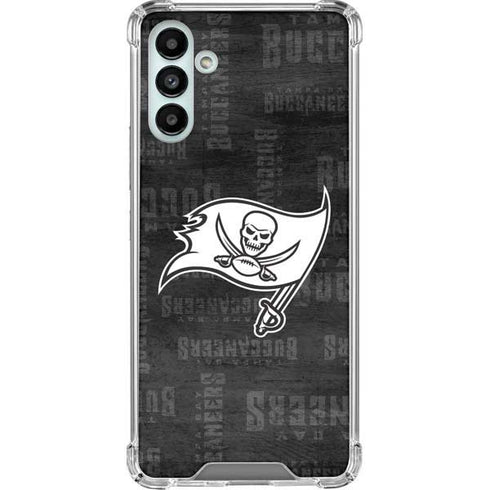 NFL Tampa Bay Buccaneers Black & White Galaxy A13 5G Clear Case