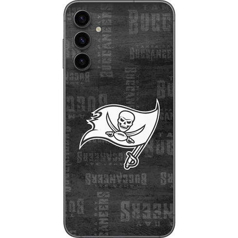 NFL Tampa Bay Buccaneers Black & White Galaxy A14 5G Skin