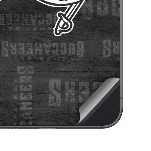 NFL Tampa Bay Buccaneers Black & White Galaxy A14 5G Skin