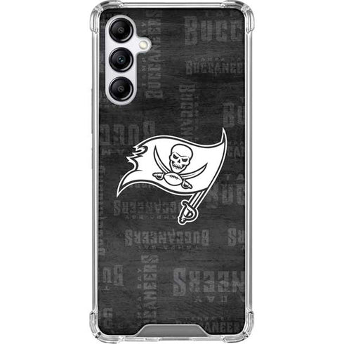 NFL Tampa Bay Buccaneers Black & White Galaxy A15 5G Clear Case