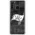 NFL Tampa Bay Buccaneers Black & White Galaxy A21 Clear Case