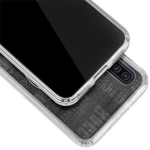 NFL Tampa Bay Buccaneers Black & White Galaxy A50 Clear Case