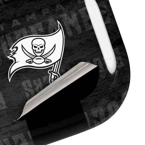 NFL Tampa Bay Buccaneers Black & White Galaxy Buds Pro Skin