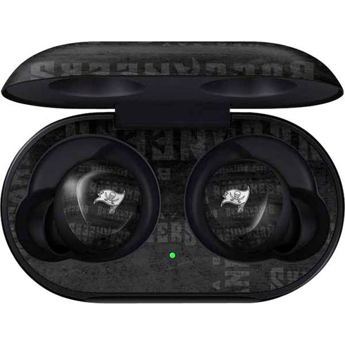 NFL Tampa Bay Buccaneers Black & White Galaxy Buds Skin