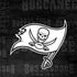 NFL Tampa Bay Buccaneers Black & White Galaxy Note 8 Skin