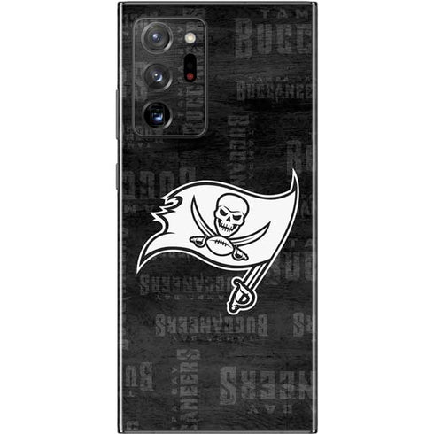 NFL Tampa Bay Buccaneers Black & White Galaxy Note20 Ultra 5G Skin