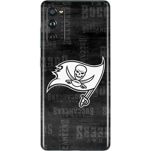 NFL Tampa Bay Buccaneers Black & White Galaxy S20 Fan Edition Skin