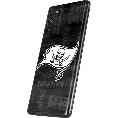 NFL Tampa Bay Buccaneers Black & White Galaxy S20 Fan Edition Skin