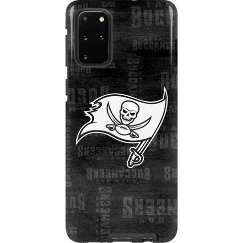NFL Tampa Bay Buccaneers Black & White Galaxy S20 Plus Pro Case